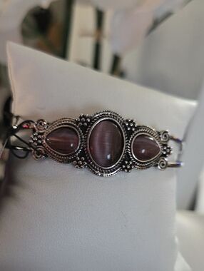 Paparazzi Purple Moonstone Cuff Bracelet NWT